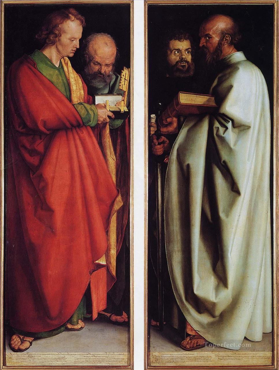 Albrecht Four Apostles Nothern Renaissance Albrecht Durer Oil Paintings